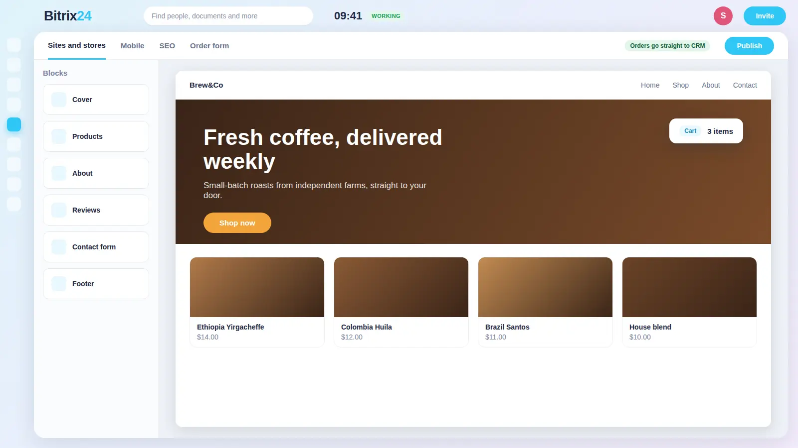 Sites & Stores